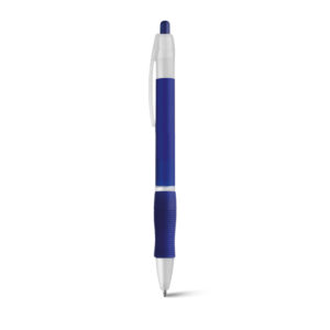 81160 SLIM BK. Bolígrafo con antideslizante