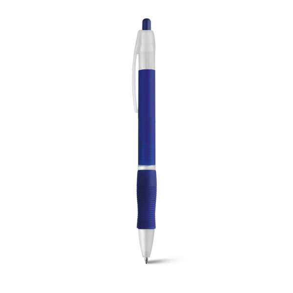 81160 SLIM BK. Bolígrafo con antideslizante