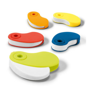 91935 SIZA. Goma de borrar TPR blanca con protector de PP