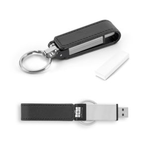 77523 Pen Drive de hasta 32 GB en símil piel con anilla