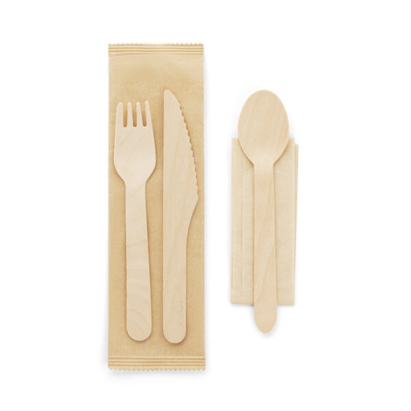 94077 SUYA. Juego de cubiertos de madera - Imagen 2