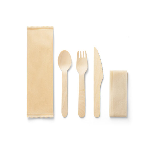 94077 SUYA. Juego de cubiertos de madera - Imagen 3
