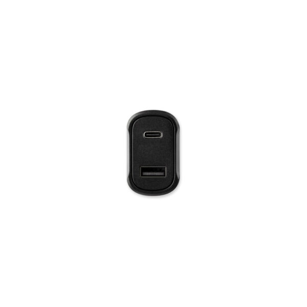 97189 DIRAC. Adaptador para mechero con puerto USB-A de 18 W y USB-C de 20 W en 100% rABS - Imagen 4