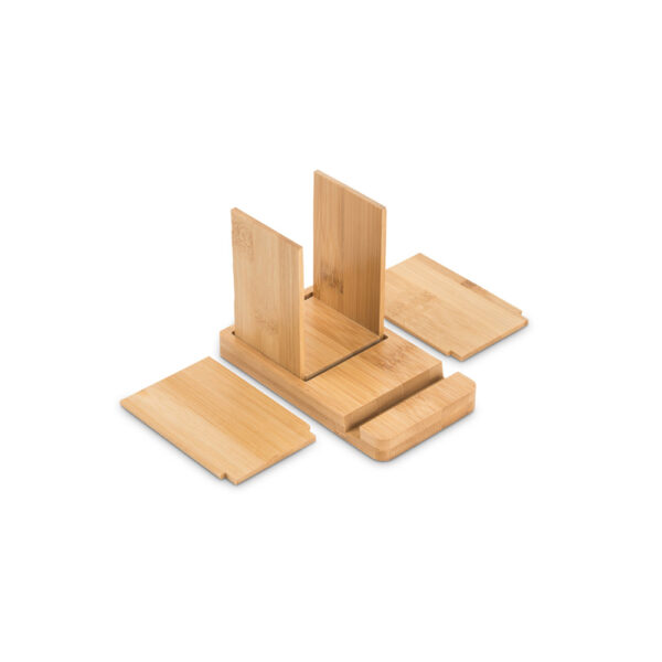 93638 ERWIN. Juego de escritorio con soporte para móvil y vaso - Imagen 6