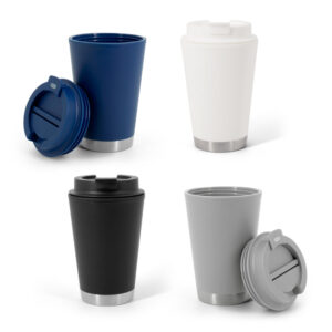 94386 FIGLIOLI. Vaso de viaje de PP de doble pared a prueba de fugas